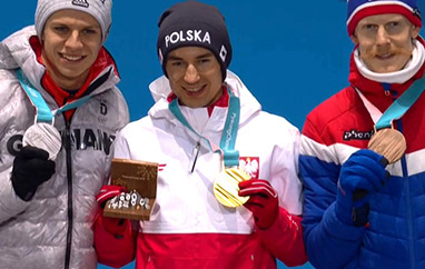 Stoch, Wellinger i Johansson odebrali medale olimpijskie