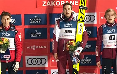 PŚ Zakopane: Stoch zwycięża, Kubacki trzeci!