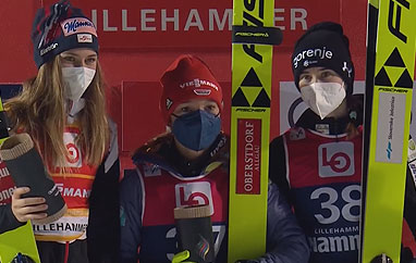 PŚ Lillehammer: Katharina Althaus wygrywa, Kramer liderką cyklu