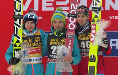 PŚ Engelberg: Ziobro wygrywa, Stoch liderem Pucharu Świata!