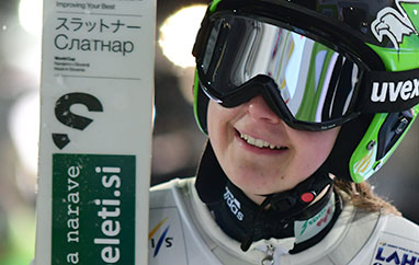 PŚ Lillehammer: Ema Klinec najlepsza na treningu