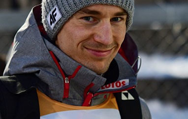 PŚ Wisła: Kamil Stoch najlepszy w serii próbnej