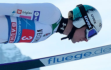 PŚ Oberstdorf: Zajc najlepszy w serii próbnej, Żyła dwunasty
