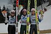 Bjoern Einar Romoeren (Norwegia), Andreas Kofler (Austria) i Jon Aaraas (Norwegia)