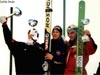 podium zawodów - od lewej: Stefan Thurnbichler (Austria), Daniel Forfang (Norwegia), Robert Mateja (Polska)
