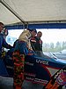Janne Ahonen (Finlandia) przy swoim bolidzie