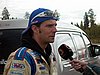 Janne Ahonen (Finlandia) podczas wywiadu dla MTV3