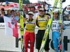 podium zawodów w Einsiedeln