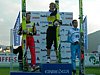 Adam Małysz (Polska), Thomas Morgenstern (Austria) i Jernej Damjan (Słowenia)