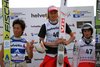 Daiki Ito (Japonia), Bjoern Einar Romoeren (Norwegia) i Robert Kranjec (Słowenia)