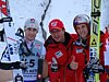 Wolfgang Loitzl , Alexander Pointner i Gregor Schlierenzauer (Austria)