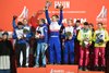 Podium konkursu drużynowego