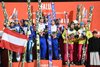 Podium konkursu drużynowego