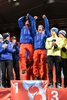 Podium konkursu drużynowego