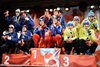 Podium konkursu drużynowego