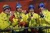 Piotr Żyła, Klemens Murańka, Jan Ziobro, Kamil Stoch (Polska)