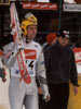 Janne Ahonen (Finlandia) po skoku