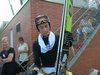 Janne Happonen (Finlandia) rozdaje autografy