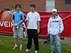 podium zawodów: Janne Happonen, Harri Olli, Kalle Keituri (Finlandia)