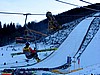 Adam Małysz (Polska) na wyciągu