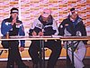 konferencja prasowa - Janne Ahonen (Finlandia) i Roar Ljoekelsoey (Norwegia)