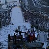 widok ze skocznie K-185 w Harrachov
