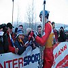 Janne Ahonen (Finlandia) rozdaje autografy