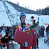 Janne Ahonen (Finlandia) z nagrodami