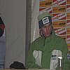 Jakub Janda (Czechy) słucha, co mówi Ahonen