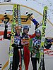 podium - Roar Ljoekelsoey (Norwegia), Janne Ahonen (Finlandia), Jakub Janda (Czechy)