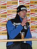Janne Ahonen (Finlandia) na konferencji prasowej