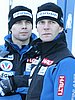 Finowie - Matti Hautamaeki i Janne Ahonen (Finlandia)