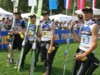 skoczkowie z Finlandii - od lewej: Tami Kiuru, Akseli Kokkonen, Matti Hautamaeki, Janne Ahonen