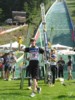 Tami Kiuru (Finlandia) w drodze na podium