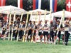 Podium konkursu drużynowego w Hinterzarten - od lewej: Finlandia, Austria, Słowenia