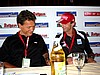 Mika Kojonkoski (Finlandia, trener drużyny norweskiej) i Heinz Kuttin (Austria, trener Polaków)