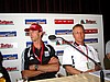Heinz Kuttin (Austria, trener Polaków) i Walter Hofer - dyrektor PŚ