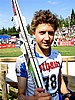 Simon Ammann (Szwajcaria) w nowej fryzurze