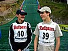wicemistrz i mistrz olimpijski z Salt Lake City - Adam Małysz (Polska) i Simon Ammann (Szwajcaria)