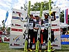 Thomas Morgenstern (Austria), Adam Małysz (Polska) i Noriaki Kasai (Japonia)