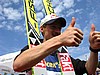 Adam Małysz (Polska) bardzo chętnie pozował do zdjęć