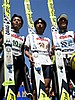 Kazuyoshi Funaki, Hideharu Miyahira i Noriaki Kasai (Japonia)