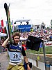 Simon Ammann (Szwajcaria) po skoku