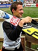 Adam Małysz (Polska) cały czas był w bardzo dobrym humorze
