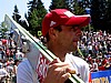 Robert Mateja (Polska) zastanawia się, czy zajmie miejsce na podium...
