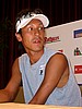 Noriaki Kasai (Japonia) podczas konferencji prasowej