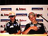 koledzy z teamu Red Bulla - Adam Małysz (Polska) i Thomas Morgenstern (Austria)