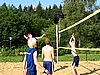 Finowie podczas gry w siatkówkę