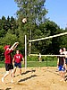 Janne Happonen (Finlandia) odbija piłkę