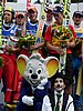 podium konkursu drużynowego
